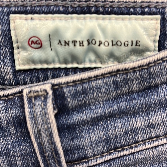 AG Anthropologie Stevie High Rise Skinny Ankle Jeans 25 - Picture 7 of 14